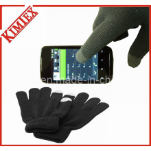 Персонализированная зимняя трикотажная акриловая магия Texting Screen Touch Glove